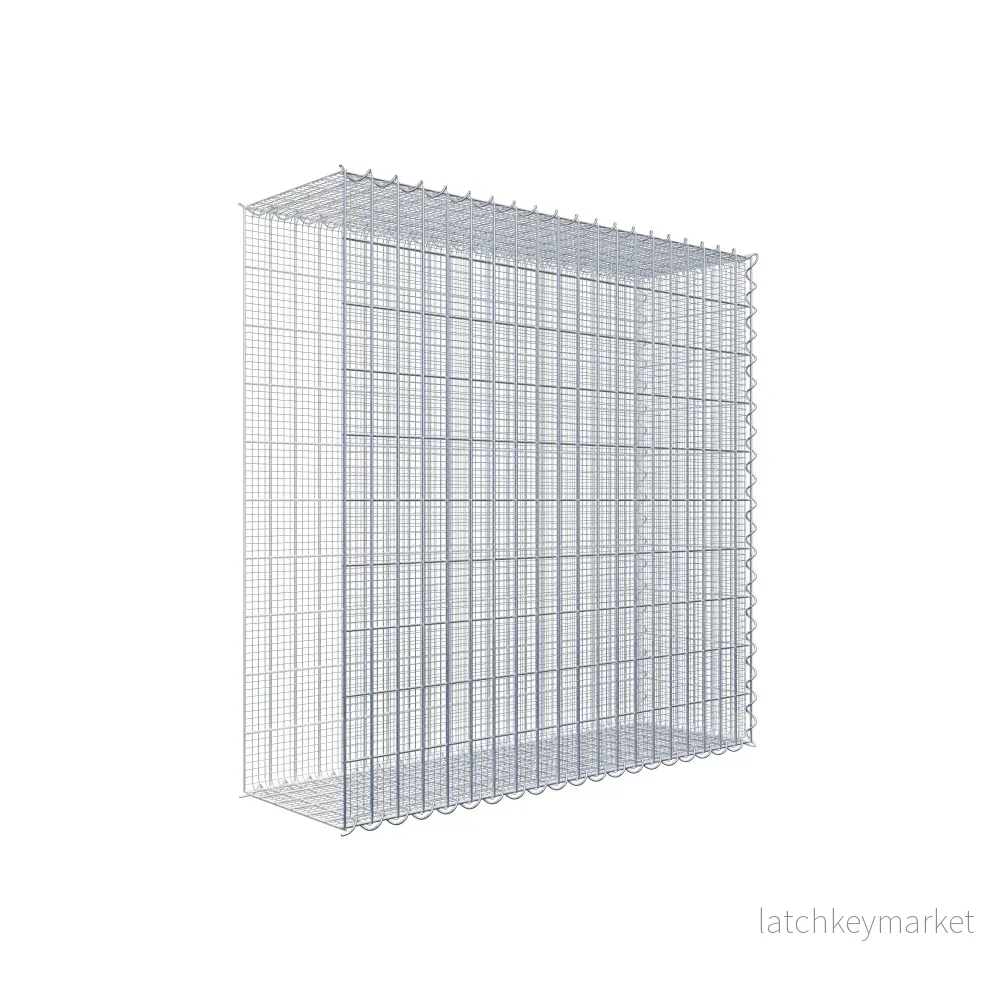 Grusodling gabion typ 2 100 cm x 100 cm x 30 cm (L x H x D), maskstorlek 5 cm x 10 cm, spiral