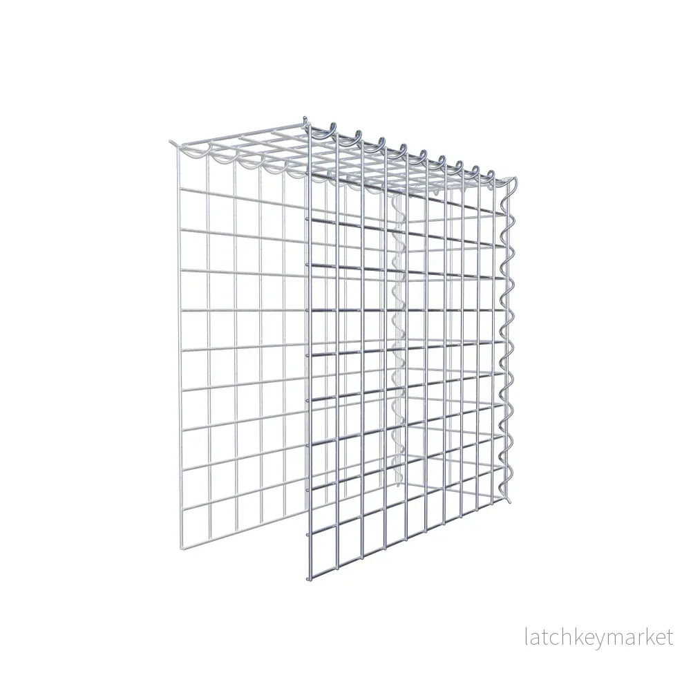 Extra gabion typ 4 50 cm x 50 cm x 20 cm (L x H x D), maskstorlek 5 cm x 5 cm, spiral - Bild 3