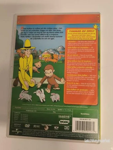 Nicke Nyfiken i djurparken och andra äventyr (DVD) - Bild 2