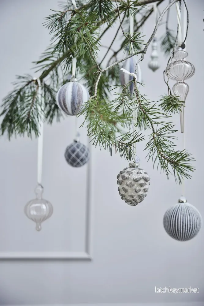 Glosille ornament H21 cm. sand - Bild 2