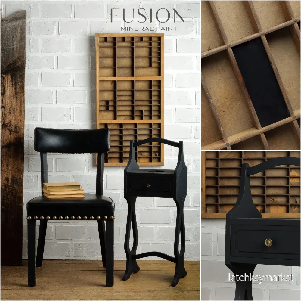 Fusion Mineral Paint Coal Black - Bild 2