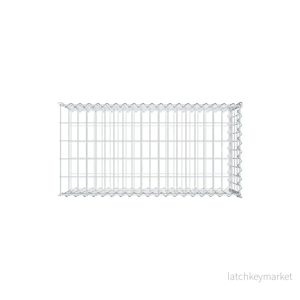 Extra gabion typ 2 100 cm x 40 cm x 50 cm (L x H x D), maskstorlek 5 cm x 10 cm, spiral - Bild 3