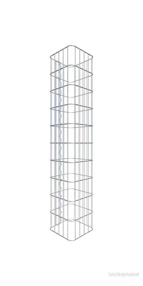 Gabionpelare 27 x 27 cm, MW 5 x 10 cm kvadrat - Bild 2