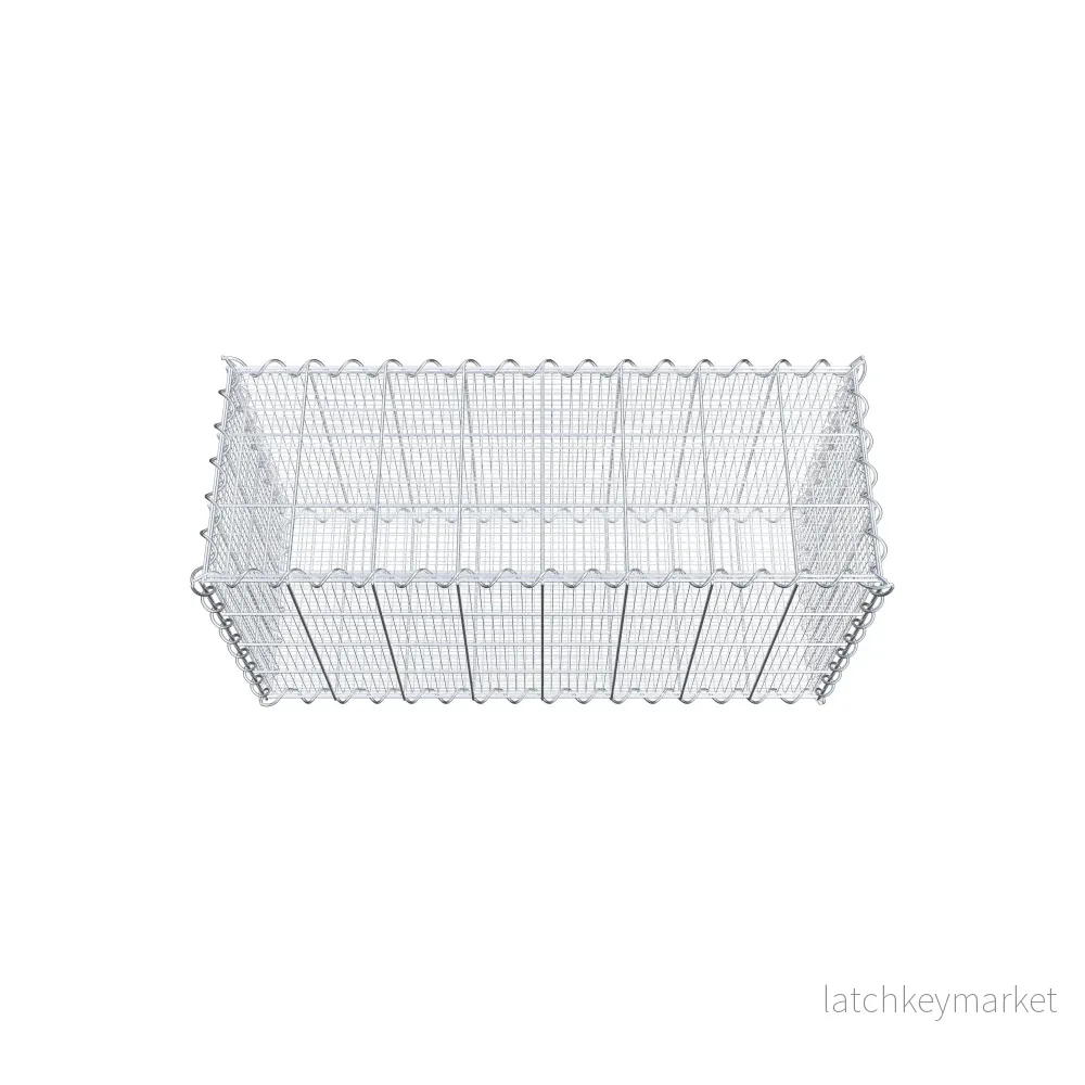 Sandgabion 80 cm x 40 cm x 30 cm (L x H x D), maskstorlek 10 cm x 10 cm, spiral - Bild 3