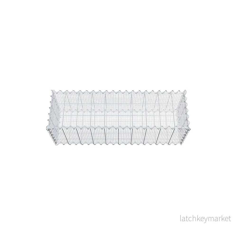 Sandgabion 100 cm x 30 cm x 30 cm (L x H x D), maskstorlek 10 cm x 10 cm, spiral - Bild 3
