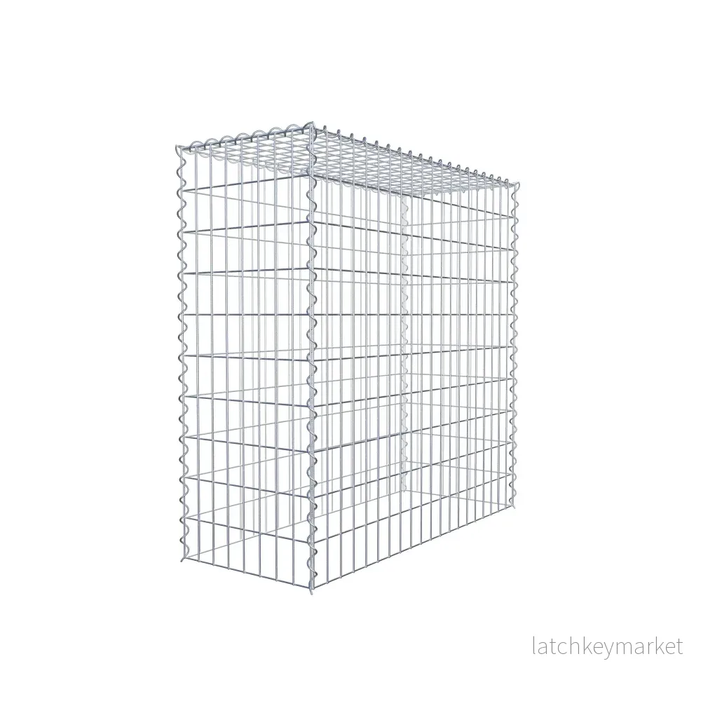 Extra gabion typ 3 100 cm x 100 cm x 40 cm (L x H x D), maskstorlek 5 cm x 10 cm, spiral - Bild 3