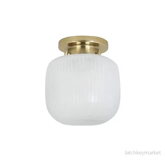 Badrumslampa Tak Eli Mässing/Frost Liten Badrumslampa Tak Eli Mässing/Frost Liten