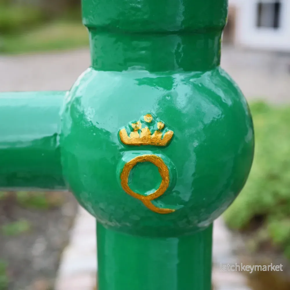 Gårdspump Grön manuell pump - Bild 3