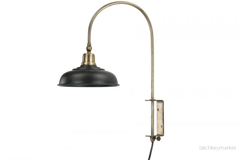 Vägglampa Noa Svart 20×24 48cm HH Vägglampa Noa Svart 20×24 48cm HH