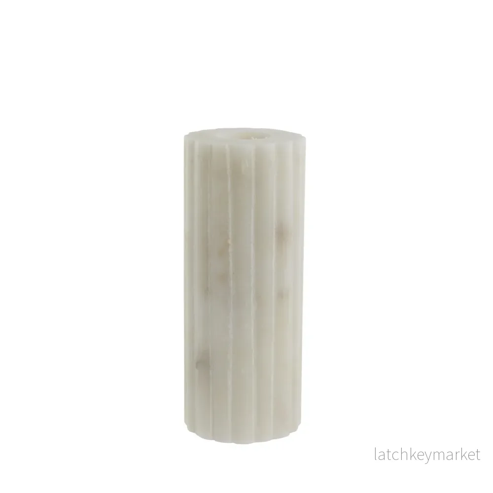 Eliana ljushållare H12,5 cm. vit marmor Eliana ljushållare H12,5 cm. vit marmor