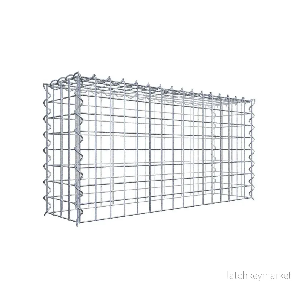 Extra gabion typ 3 80 cm x 40 cm x 20 cm (L x H x D), maskstorlek 5 cm x 5 cm, spiral Extra gabion typ 3 80 cm x 40 cm x 20 cm (L x H x D), maskstorlek 5 cm x 5 cm, spiral