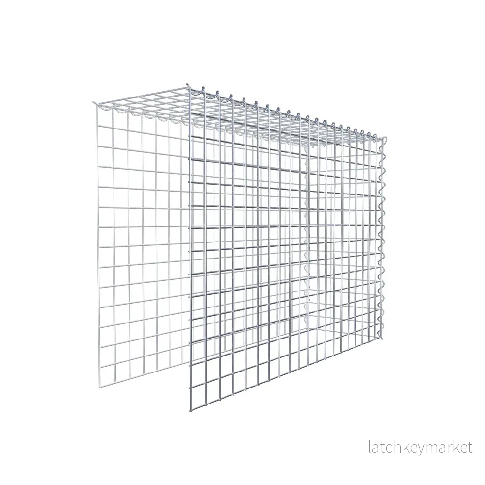 Påväxt gabion typ 4 100 cm x 70 cm x 30 cm (L x H x D), maskstorlek 5 cm x 5 cm, spiral - Bild 3