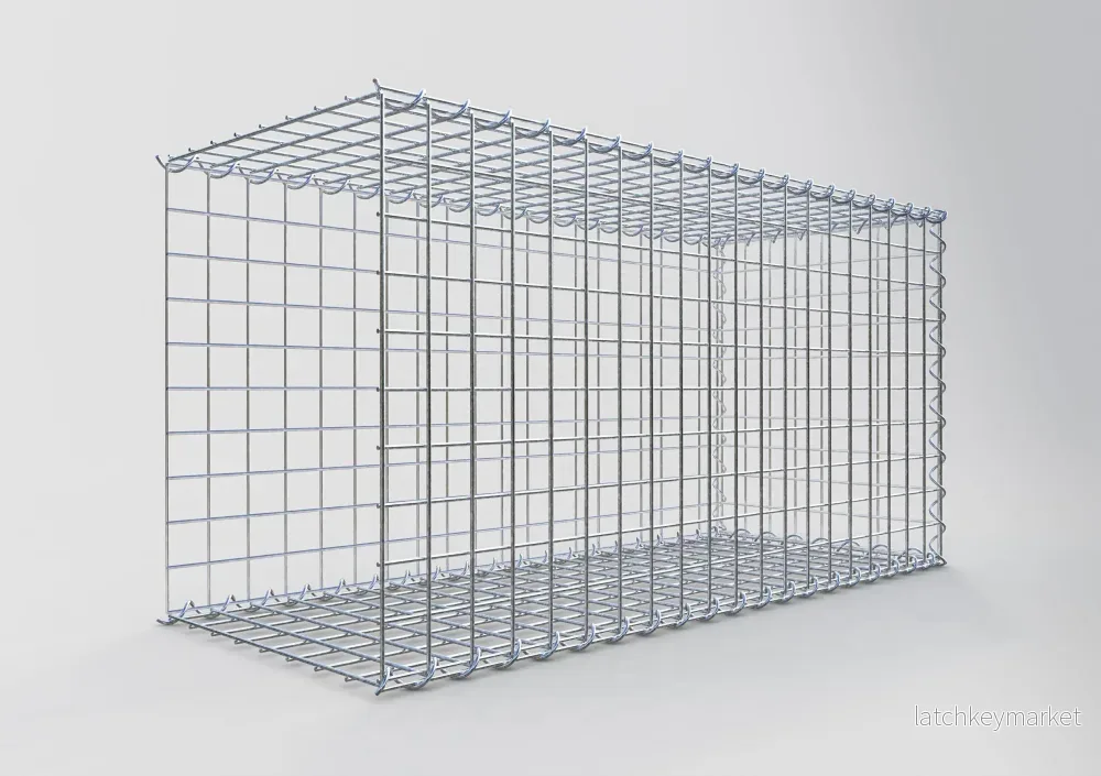 Extra gabion typ 2 100 cm x 50 cm x 40 cm (L x H x D), maskstorlek 5 cm x 5 cm, spiral - Bild 2