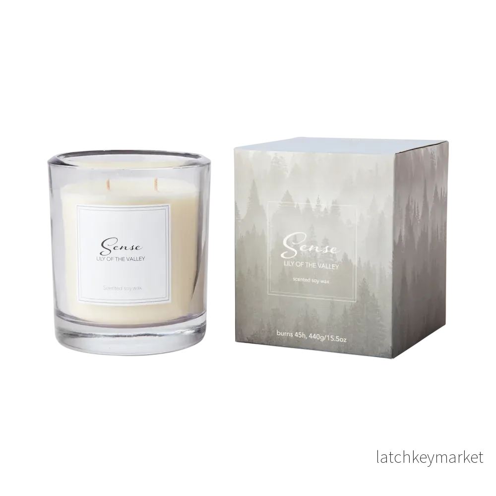 SENSE Doftljus Lily Of The Valley, Vit