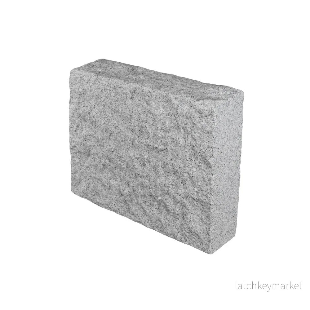 Murblock Bergama Granit Rustik Grå 500x500x120 Murblock Bergama Granit Rustik Grå 500x500x120