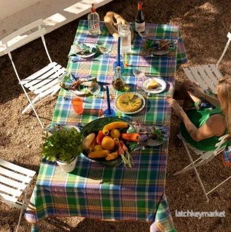Table Cloth Stella Blue - Bild 2