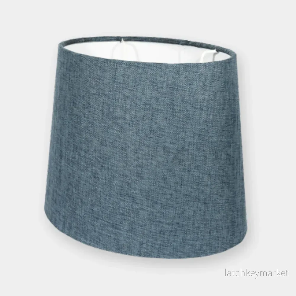 Lampskärm Alice oval Sambu blå D27 cm Alde & Lind - Bild 2