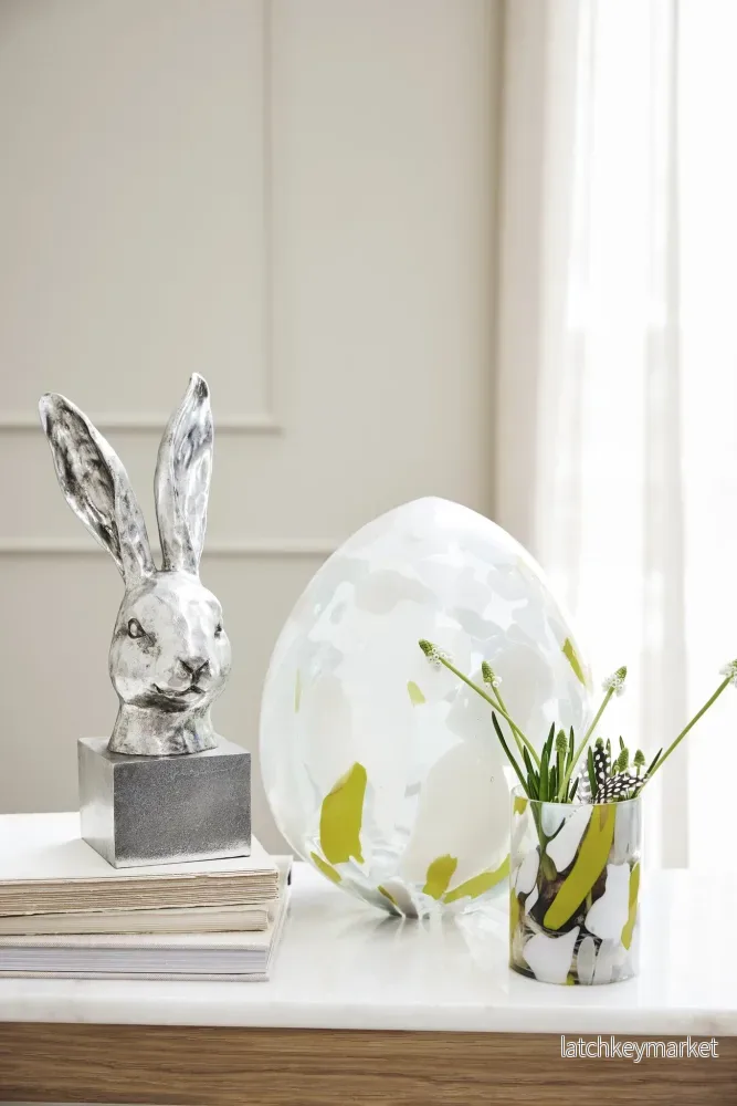 Semilla påskharefigur H8,4 cm. Silver - Bild 3