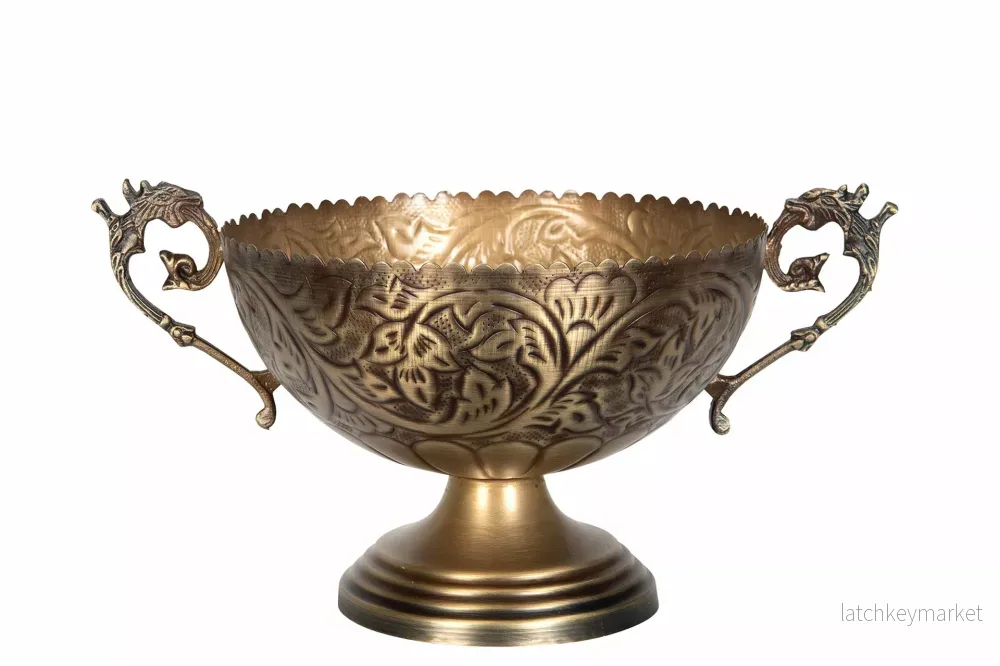 Blomkruka Pokal Lexi Antik Mässing 28x20x17,5cm HH Blomkruka Pokal Lexi Antik Mässing 28x20x17,5cm HH