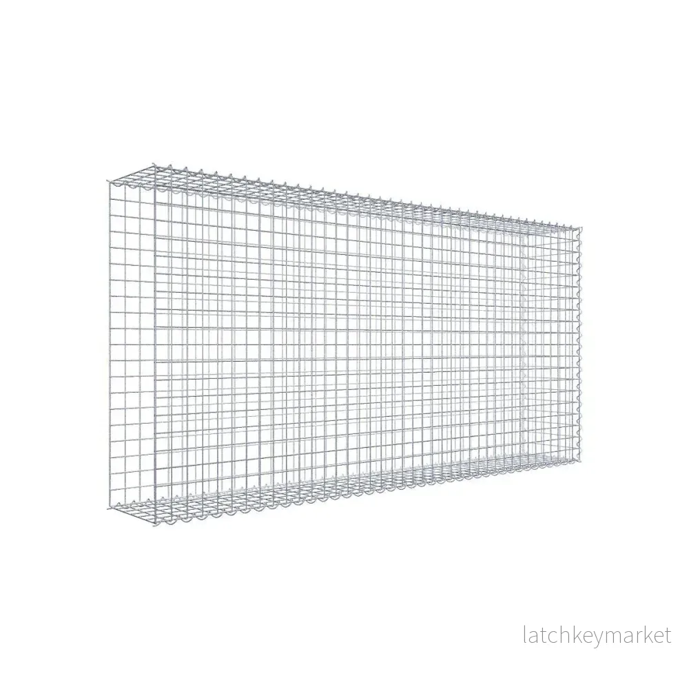 Extra gabion typ 2 200 cm x 100 cm x 30 cm (L x H x D), maskstorlek 5 cm x 5 cm, spiral Extra gabion typ 2 200 cm x 100 cm x 30 cm (L x H x D), maskstorlek 5 cm x 5 cm, spiral