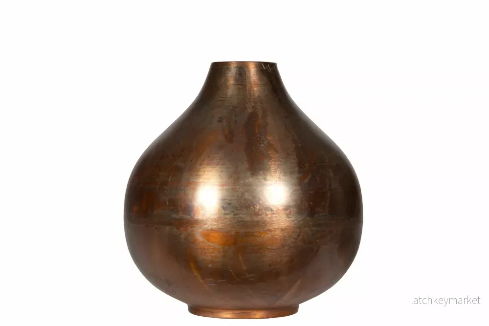 Dekorativ Vas Ono Koppar 6,5x25x25cm REA Dekorativ Vas Ono Koppar 6,5x25x25cm REA