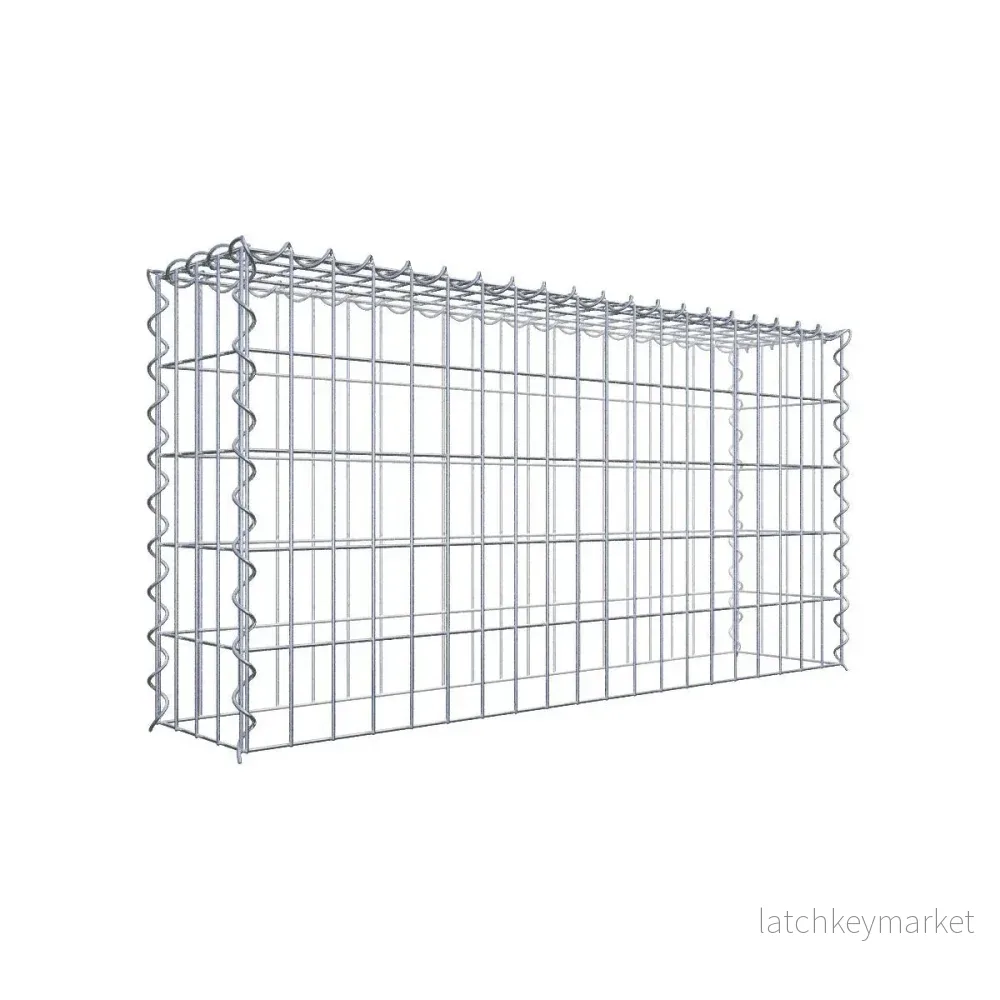 Extra gabion typ 3 100 cm x 50 cm x 20 cm (L x H x D), maskstorlek 5 cm x 10 cm, spiral Extra gabion typ 3 100 cm x 50 cm x 20 cm (L x H x D), maskstorlek 5 cm x 10 cm, spiral