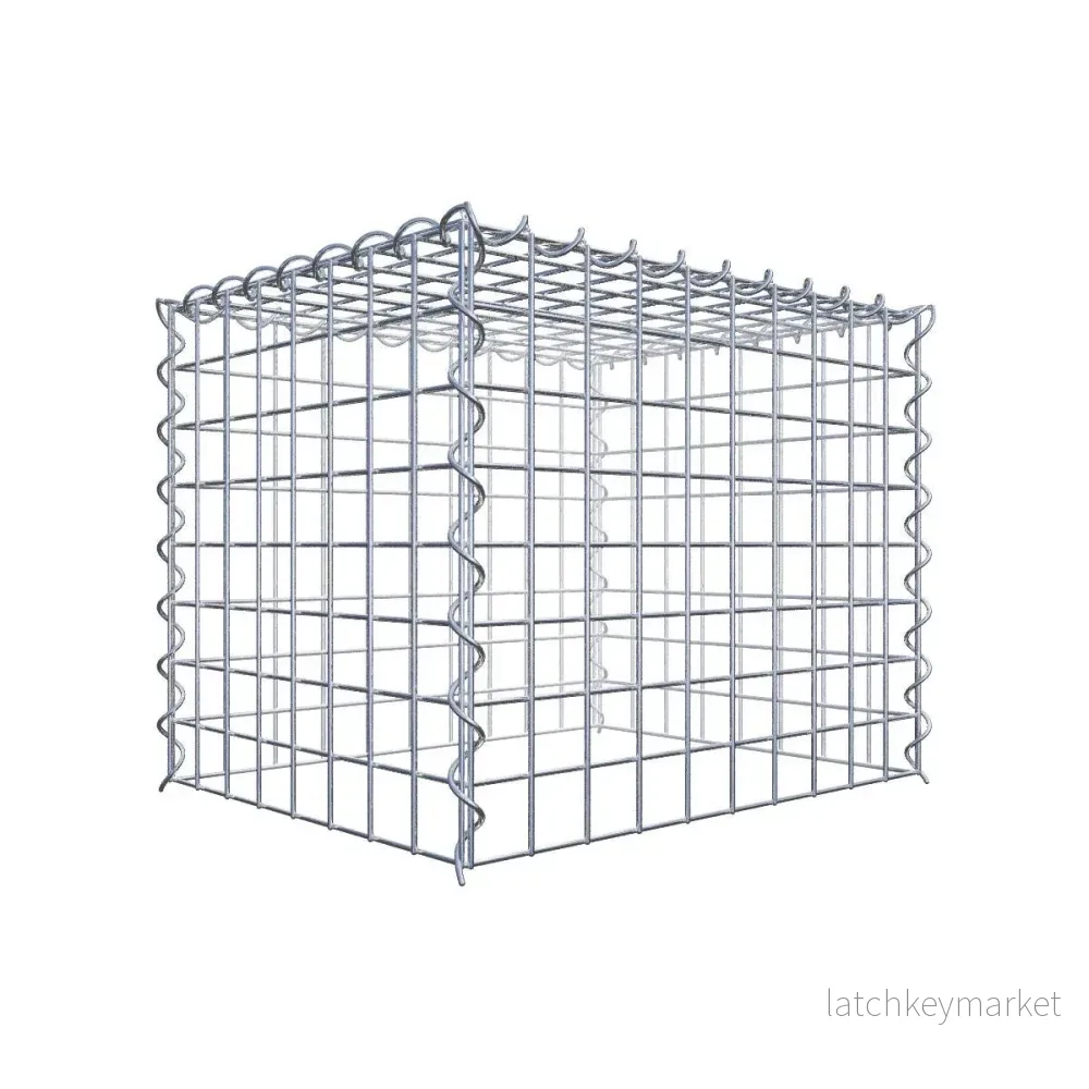 Extra gabion typ 3 50 cm x 40 cm x 40 cm (L x H x D), maskstorlek 5 cm x 5 cm, spiral Extra gabion typ 3 50 cm x 40 cm x 40 cm (L x H x D), maskstorlek 5 cm x 5 cm, spiral