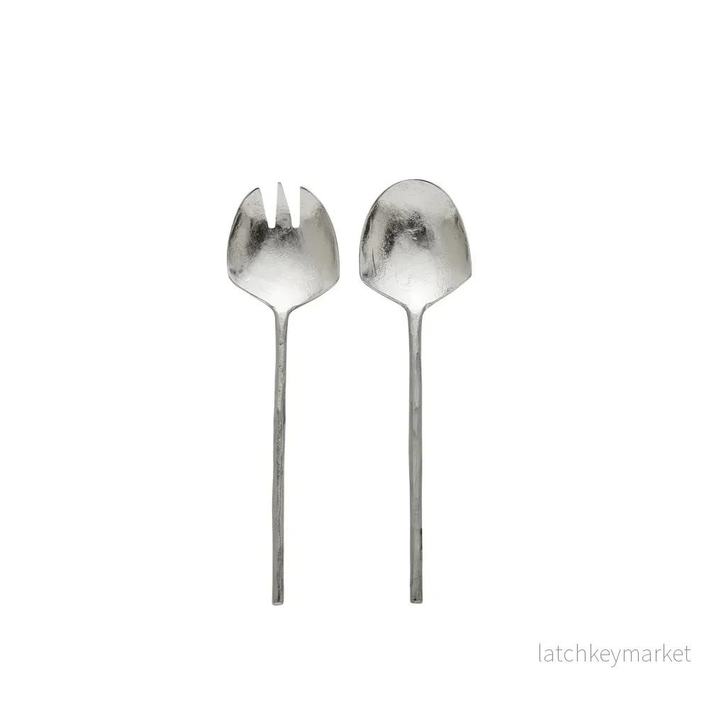 Demilla 2-pack salladsbestick 20 cm silver Demilla 2-pack salladsbestick 20 cm silver