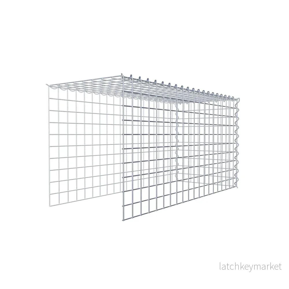 Extra gabion typ 4 100 cm x 50 cm x 40 cm (L x H x D), maskstorlek 5 cm x 5 cm, spiral - Bild 3