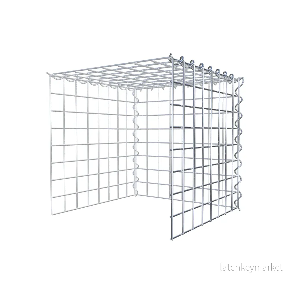 Extra gabion typ 4 40 cm x 40 cm x 40 cm (L x H x D), maskstorlek 5 cm x 5 cm, spiral - Bild 3