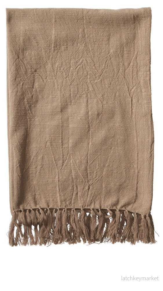 Handduk Morio Brun/Offwhite - Bild 3