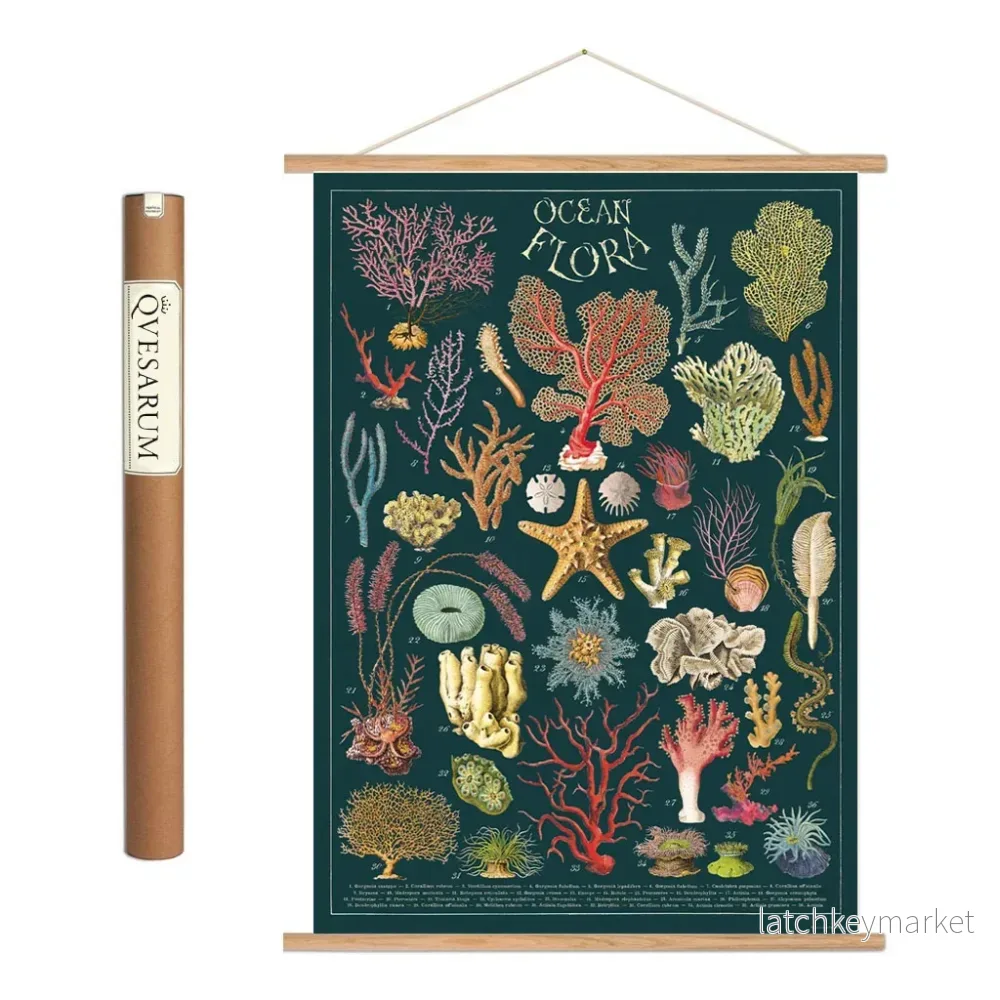 Vintage poster kit 'Ocean Flora'