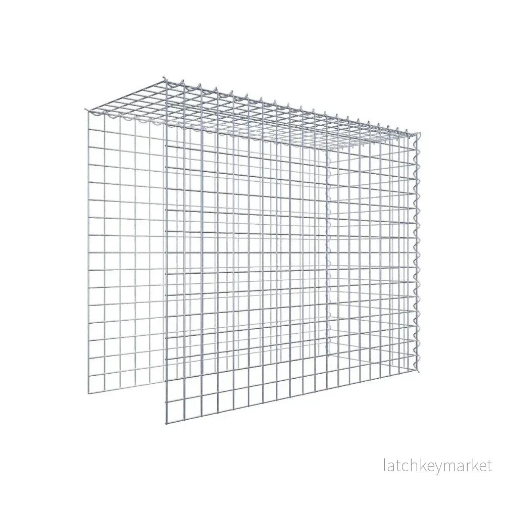 Extra gabion typ 4 100 cm x 80 cm x 40 cm (L x H x D), maskstorlek 5 cm x 5 cm, spiral Extra gabion typ 4 100 cm x 80 cm x 40 cm (L x H x D), maskstorlek 5 cm x 5 cm, spiral