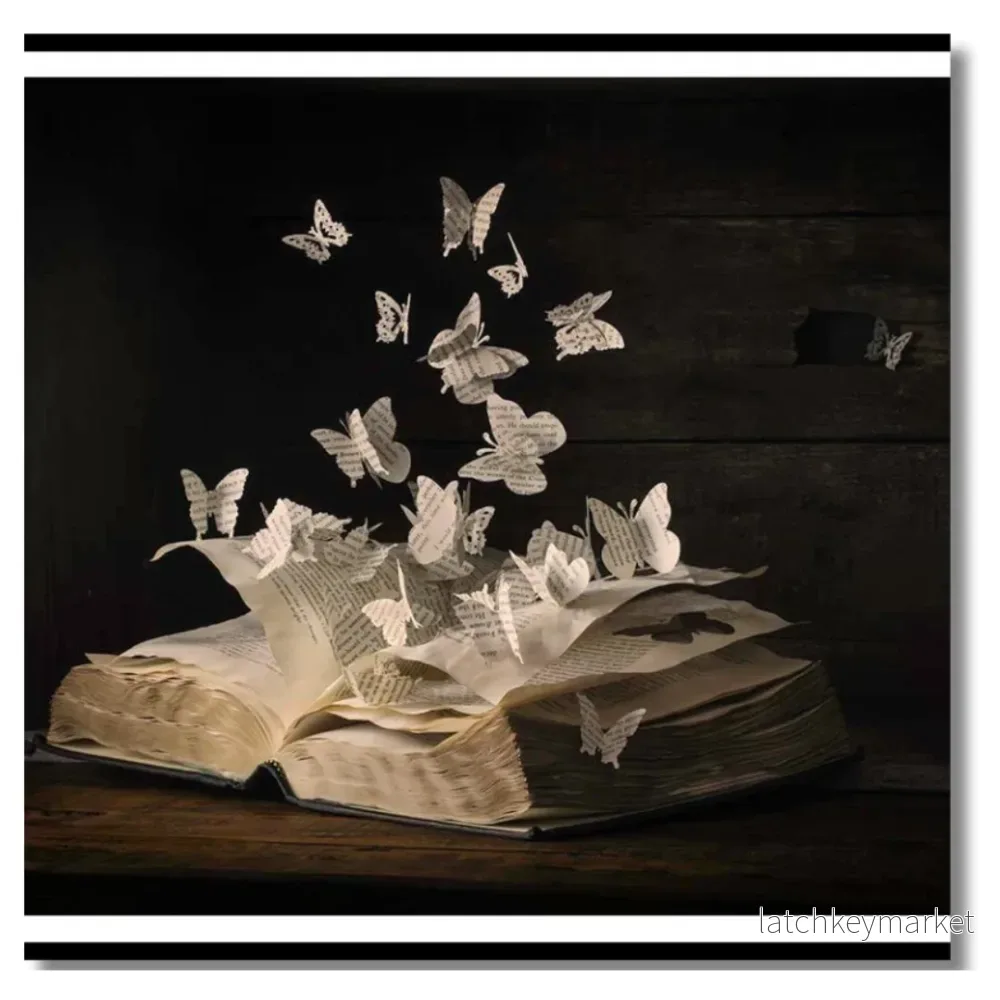 Tavla Aluminium art Butterfly