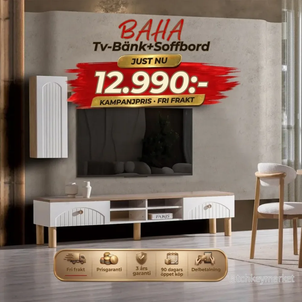 Baha Tv-Bänk+Soffbord Baha Tv-Bänk+Soffbord