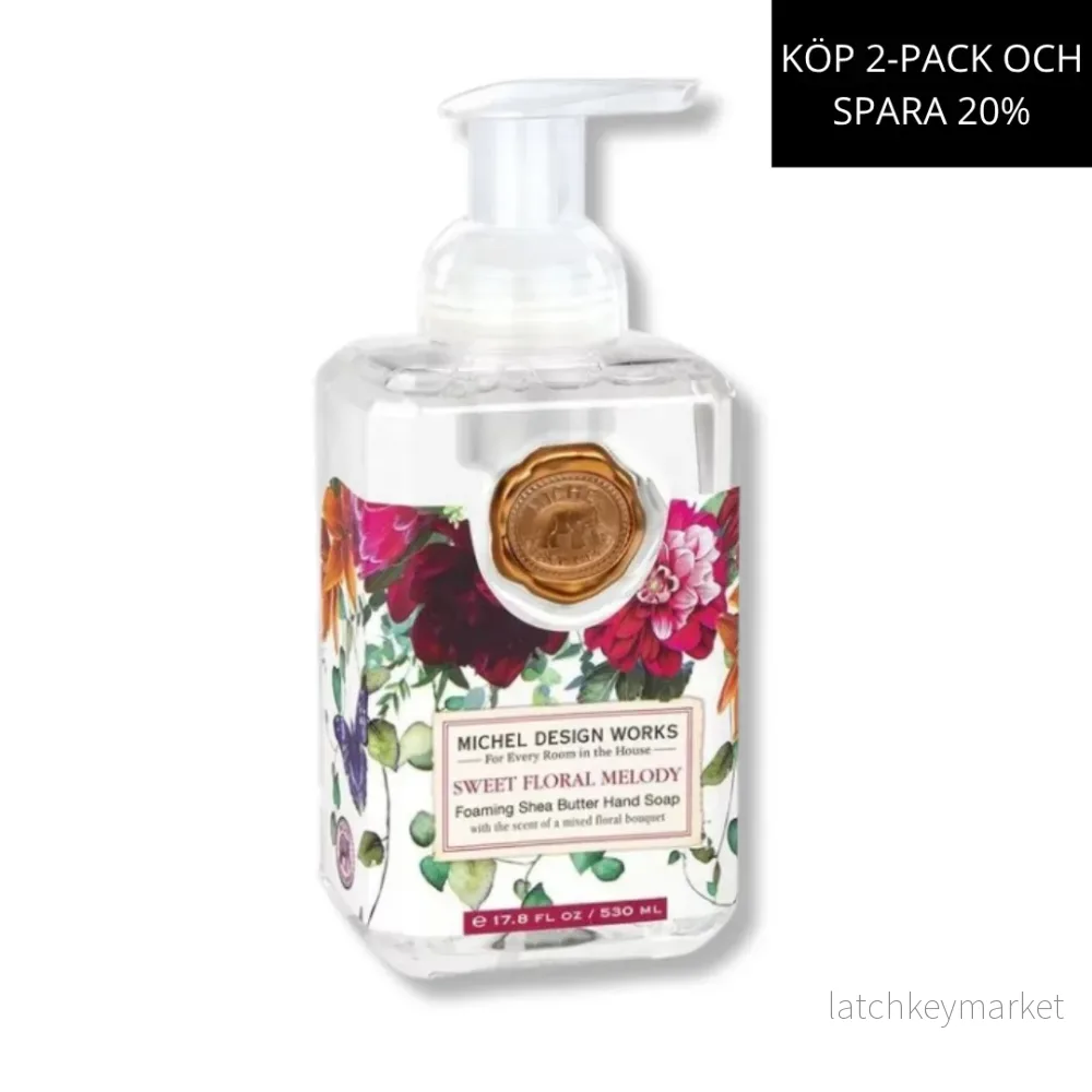 Skumtvål Sweet Floral Melody-MICHEL DESIGN WORKS (2-pack 398 kr) Skumtvål Sweet Floral Melody-MICHEL DESIGN WORKS (2-pack 398 kr)