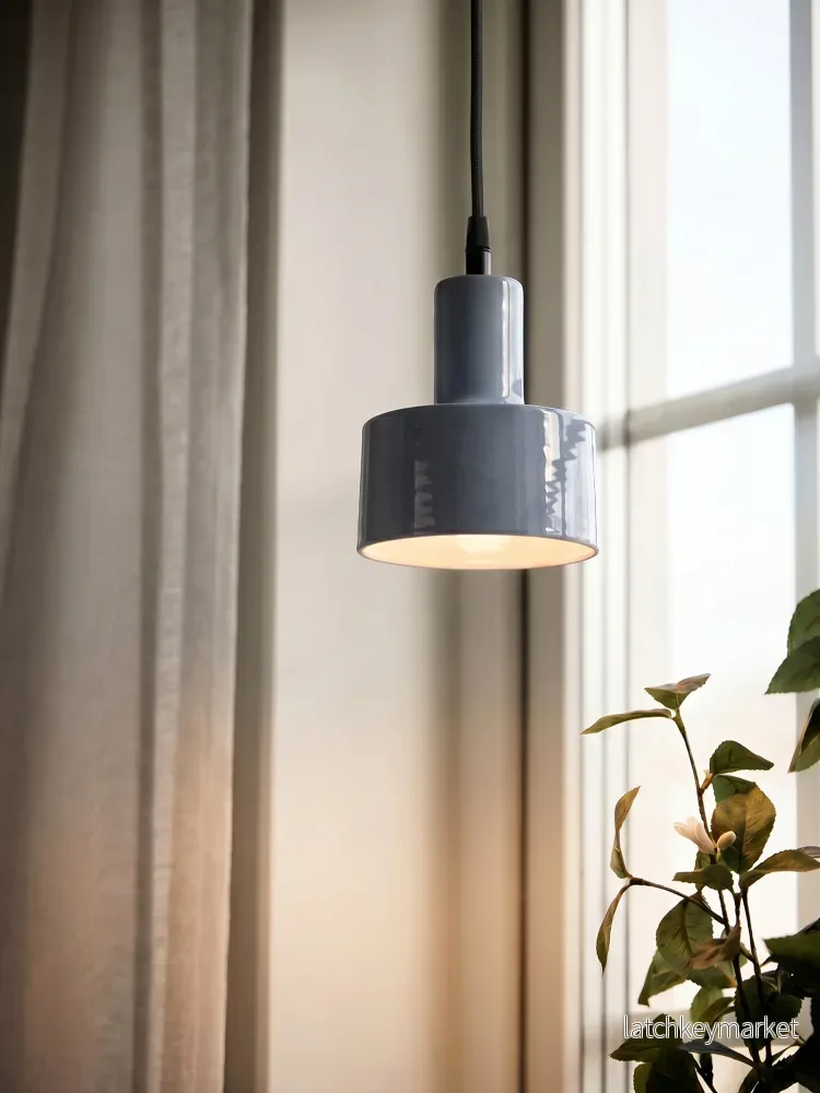 Fönsterlampa Solo Blank Denim 13 cm