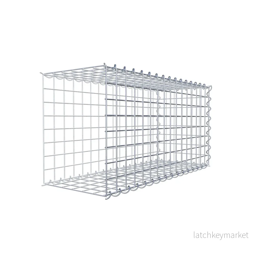 Extra gabion typ 2 80 cm x 40 cm x 30 cm (L x H x D), maskstorlek 5 cm x 5 cm, spiral - Bild 3