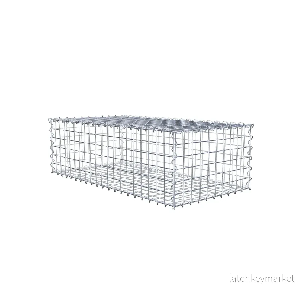 Gabion 100 cm x 30 cm x 50 cm (L x H x D), maskstorlek 5 cm x 5 cm, spiral - Bild 2