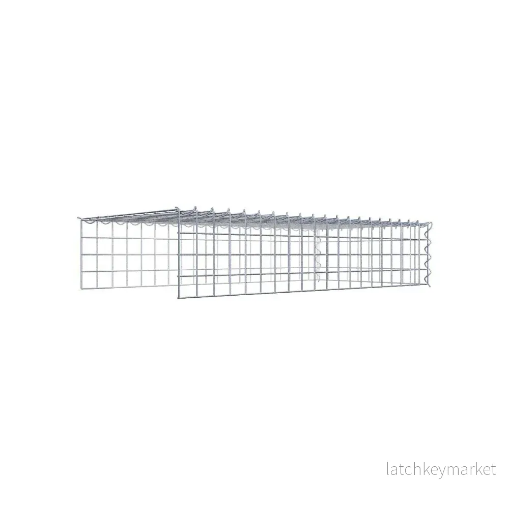 Extra gabion typ 4 100 cm x 20 cm x 50 cm (L x H x D), maskstorlek 5 cm x 5 cm, spiral