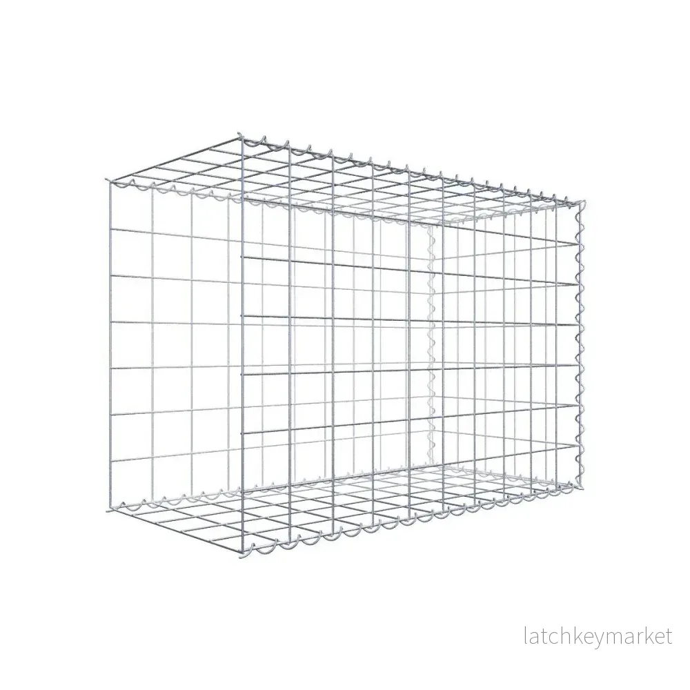 Extra gabion typ 2 100 cm x 70 cm x 50 cm (L x H x D), maskstorlek 10 cm x 10 cm, spiral Extra gabion typ 2 100 cm x 70 cm x 50 cm (L x H x D), maskstorlek 10 cm x 10 cm, spiral
