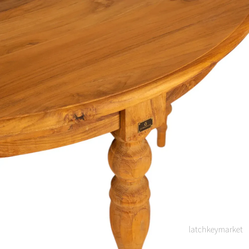 Stina runt matbord teak - Bild 3