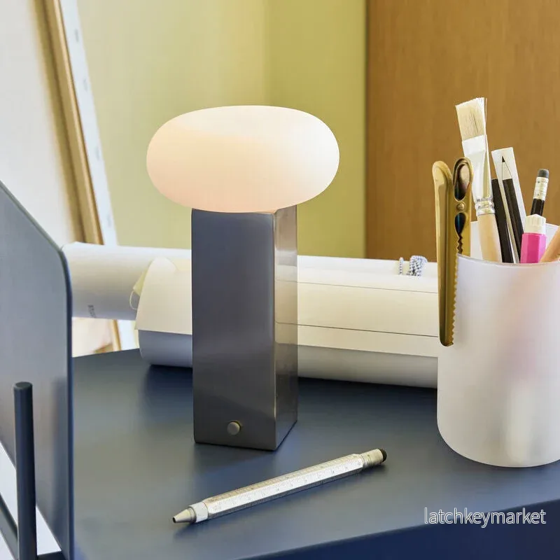 Low Portable Lamp Steel - Bild 2