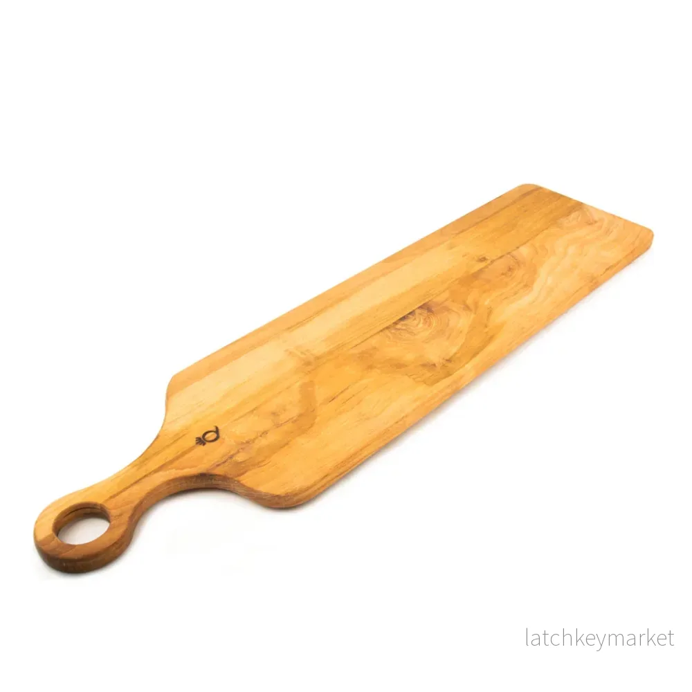Skärbräda teak lång - Bild 3