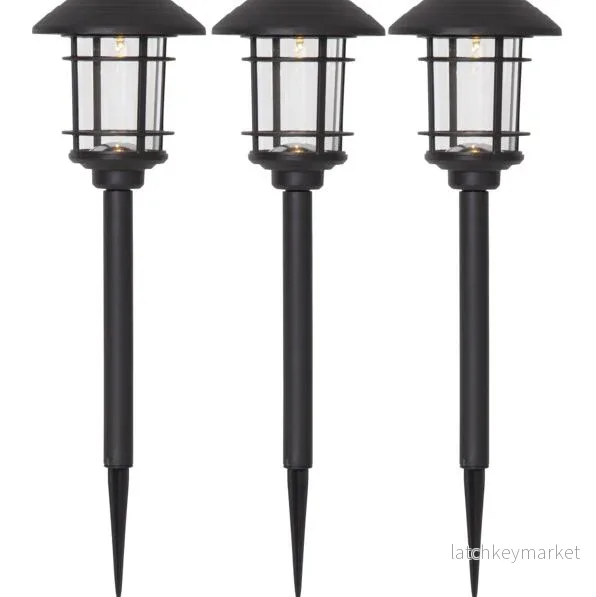 Trädgårdsbelysning DIV. Soldriven Solcellspollare Fride 3-pack - Bild 2