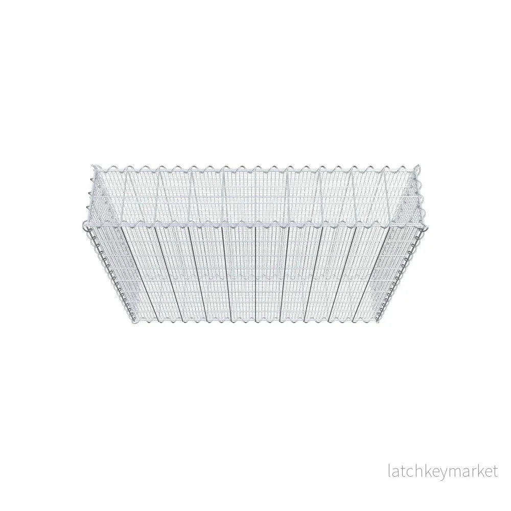 Sandgabion 100 cm x 80 cm x 20 cm (L x H x D), maskstorlek 10 cm x 10 cm, spiral - Bild 3