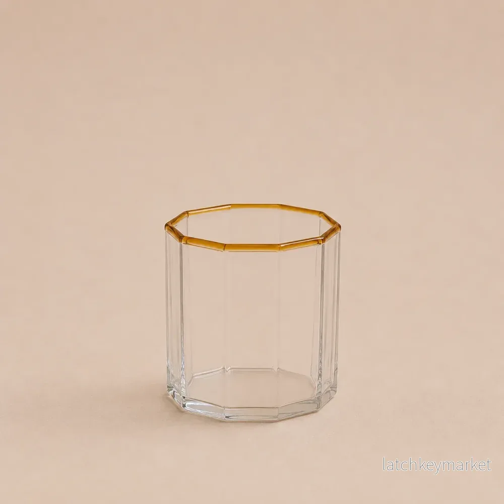 Octave Water Glass Amber Octave Water Glass Amber