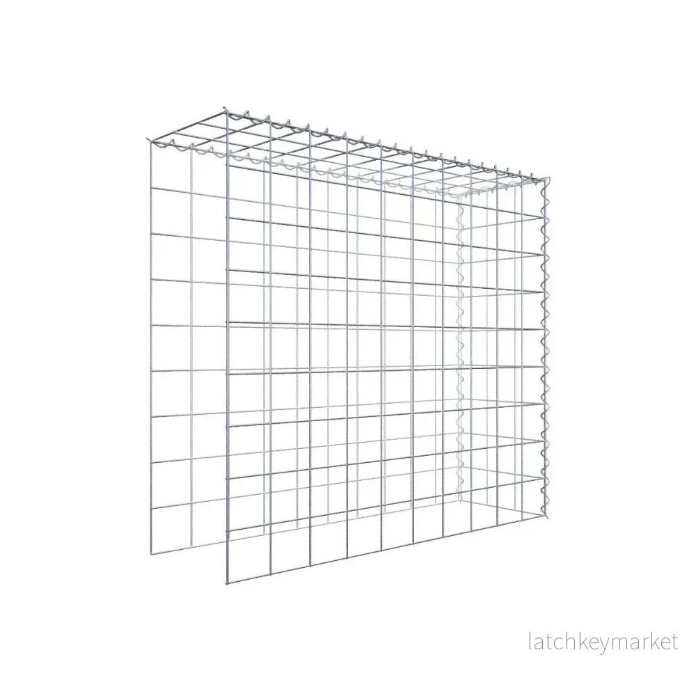 Påväxt gabion typ 4 100 cm x 90 cm x 30 cm (L x H x D), maskstorlek 10 cm x 10 cm, spiral Påväxt gabion typ 4 100 cm x 90 cm x 30 cm (L x H x D), maskstorlek 10 cm x 10 cm, spiral