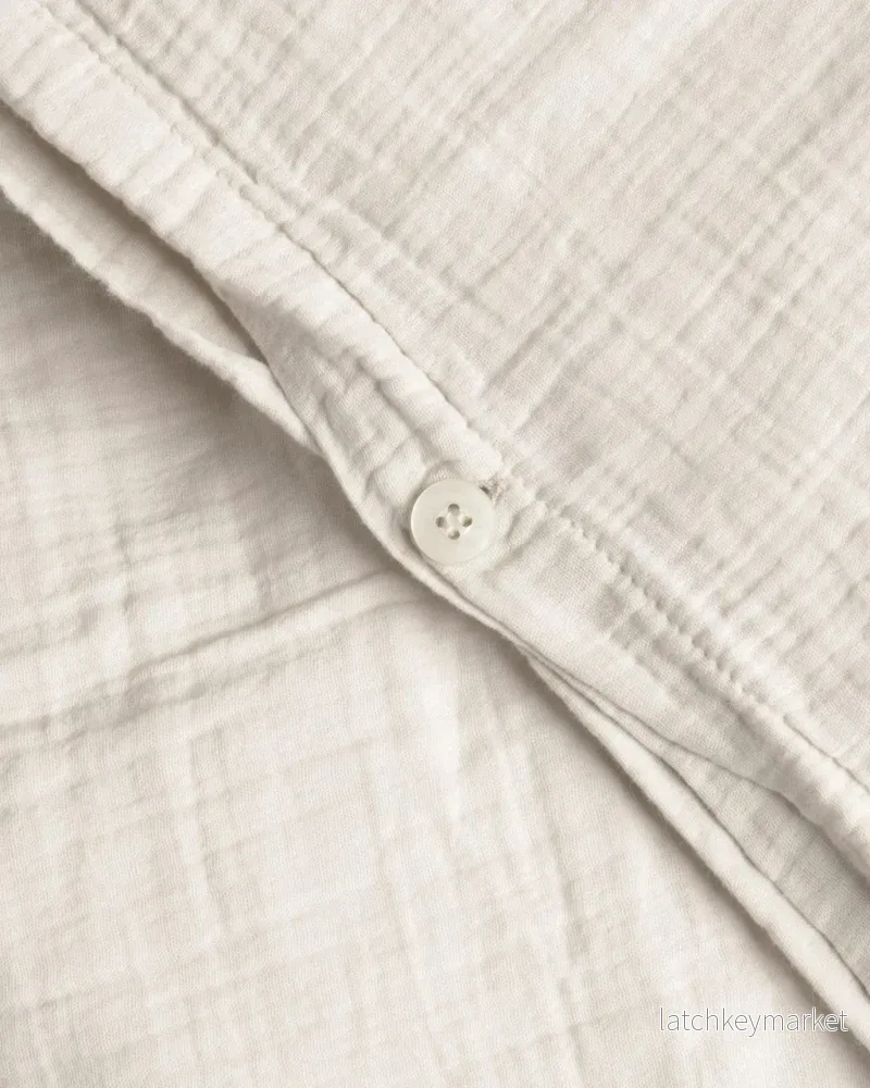 Muslin Påslakan, Eggshell, 150x210 cm - Bild 2