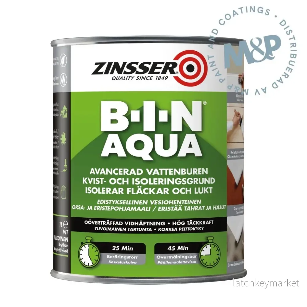Zinsser BIN Aqua Zinsser BIN Aqua